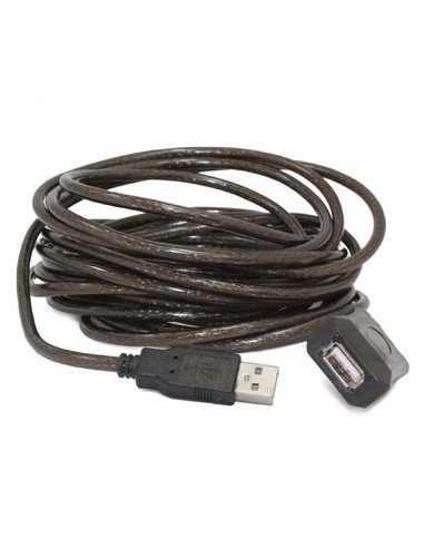 Удлинитель Cablexpert UAE-01-5M, USB Type-A (M)/USB Type-A (F), 5м, Чёрный