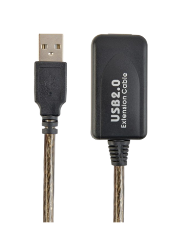 Cablu prelungitor Cablexpert UAE-01-5M, USB Type-A (M)/USB Type-A (F), 5m, Negru