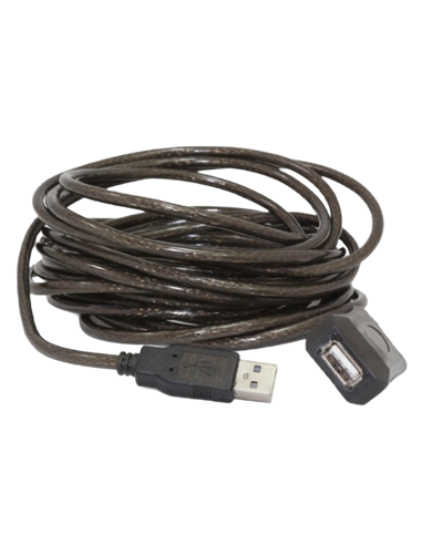 Cablu prelungitor Cablexpert UAE-01-5M, USB Type-A (M)/USB Type-A (F), 5m, Negru