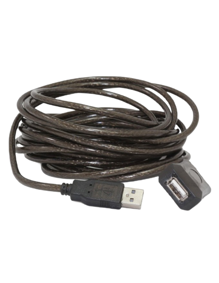 Удлинитель Cablexpert UAE-01-10M, USB Type-A (F)/USB Type-A (F), 10м, Чёрный