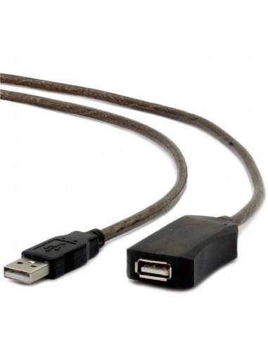 Удлинитель Cablexpert UAE-01-10M, USB Type-A (F)/USB Type-A (F), 10м, Чёрный
