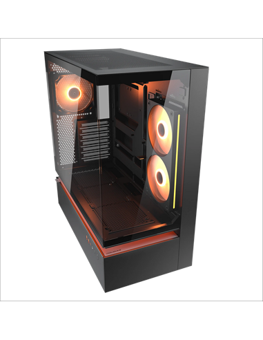 Компьютерный корпус Cougar CFV 235, Midi-Tower, Без блока питания, Чёрный