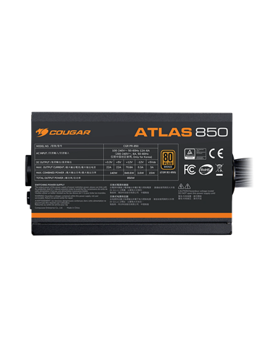 Блок питания для компьютеров Cougar Power Atlas 650, 650Вт, ATX, Немодульный