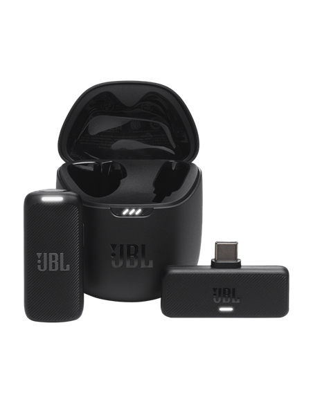 Microfon portabil pentru înregistrare vocală JBL Quantum Stream USB-C, Fără fir, Negru