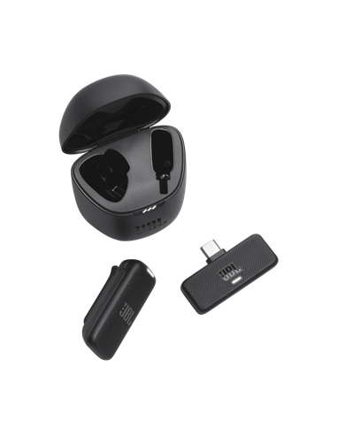 Microfon portabil pentru înregistrare vocală JBL Quantum Stream USB-C, Fără fir, Negru