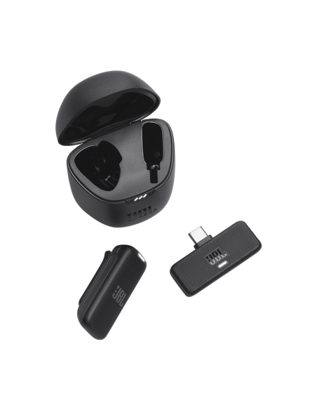 Microfon portabil pentru înregistrare vocală JBL Quantum Stream USB-C, Fără fir, Negru