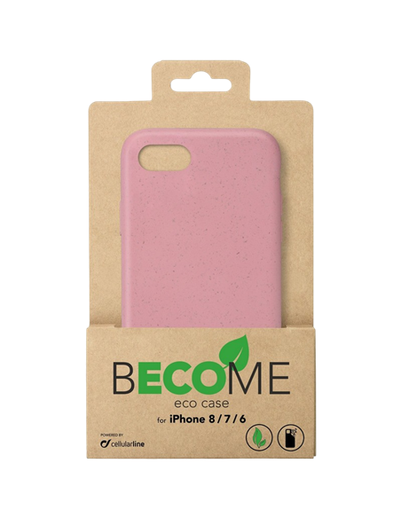Husă Cellularline iPhone 8/7/SE 2020 - Case, Roz