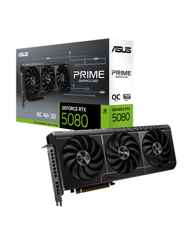 Видеокарта ASUS Prime OC RTX5080, 16 ГБ GDDR7 256бит