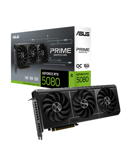 Видеокарта ASUS Prime OC RTX5080, 16 ГБ GDDR7 256бит