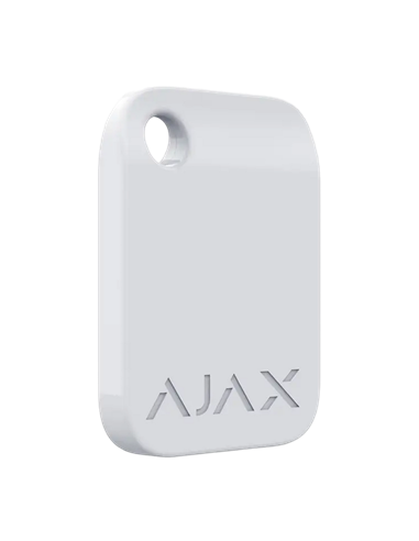Защищенный бесконтактный брелок Ajax Tag, Белый