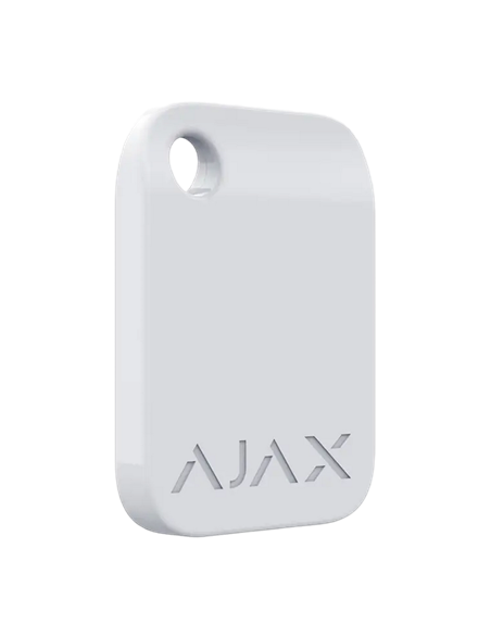 Защищенный бесконтактный брелок Ajax Tag, Белый