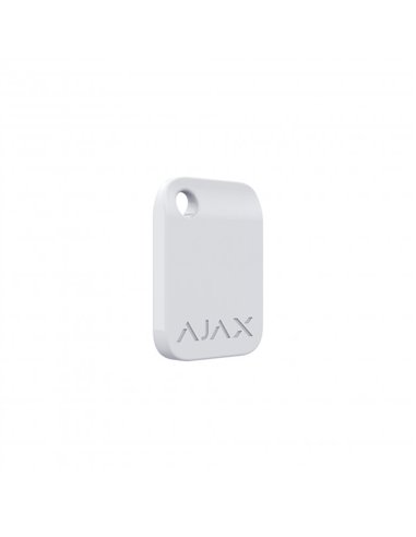 Защищенный бесконтактный брелок Ajax Tag, Белый