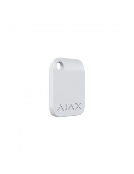 Защищенный бесконтактный брелок Ajax Tag, Белый
