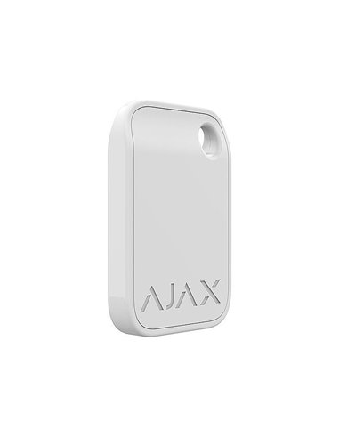 Защищенный бесконтактный брелок Ajax Tag, Белый