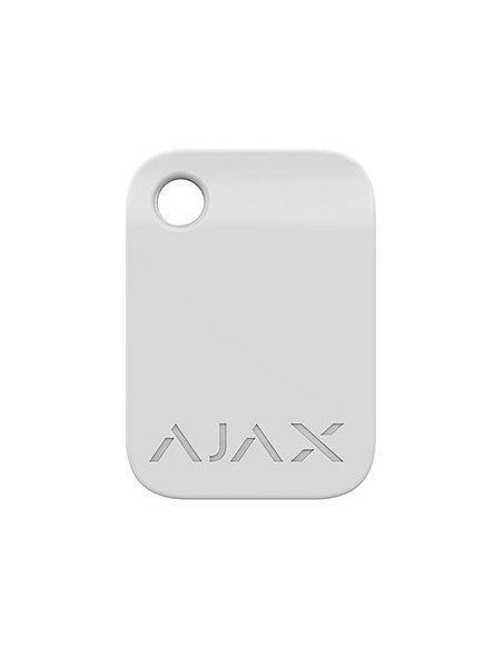 Защищенный бесконтактный брелок Ajax Tag, Белый