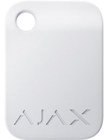 Защищенный бесконтактный брелок Ajax Tag, Белый