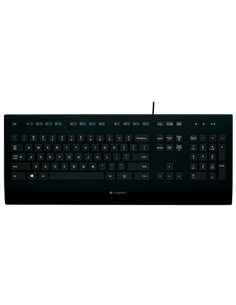 Клавиатура Logitech K280e, Проводное, Чёрный