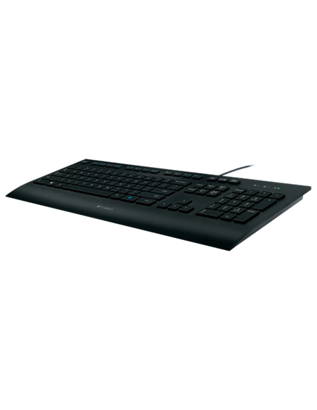 Клавиатура Logitech K280e, Проводное, Чёрный