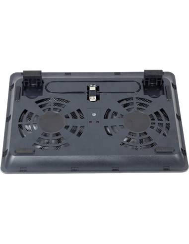 Suport de răcire pentru laptop Gembird NBS-2F15-05, 15,6", Negru