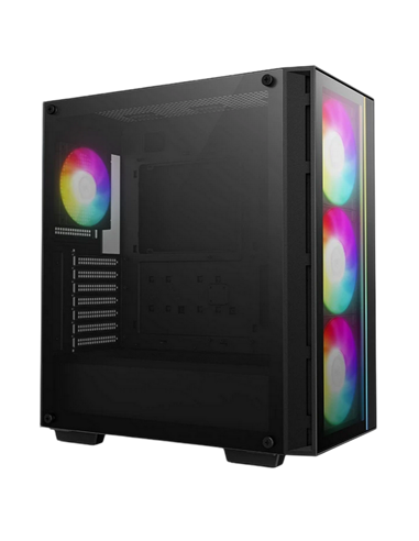 Carcasă PC Deepcool MATREXX 55 V4 , Midi-Tower, Fără PSU, Negru