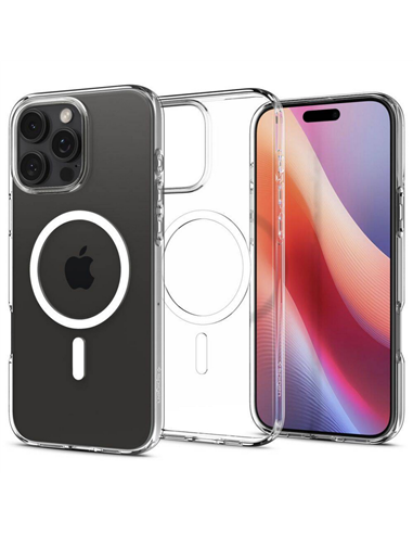 Husă Spigen iPhone 16 Pro Max Liquid Crystal Mag, Clear