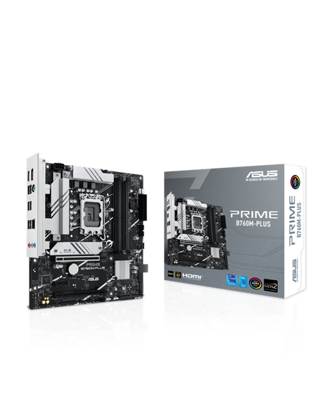 Placă de bază ASUS PRIME B760M-PLUS, LGA1700, Intel B760, Micro-ATX