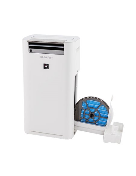 Umidificator și purificator de aer Sharp KCG50EUW, Alb