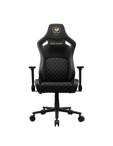 Игровое кресло Cougar Defensor, Ткань, Искусственная кожа, Gold F