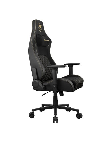 Игровое кресло Cougar Defensor, Ткань, Искусственная кожа, Gold F