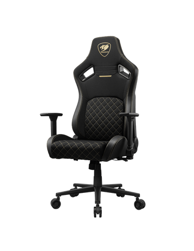 Игровое кресло Cougar Defensor, Ткань, Искусственная кожа, Gold F
