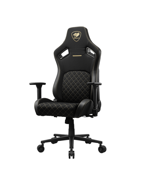 Игровое кресло Cougar Defensor, Ткань, Искусственная кожа, Gold F