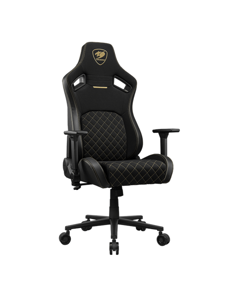 Игровое кресло Cougar Defensor, Ткань, Искусственная кожа, Gold F