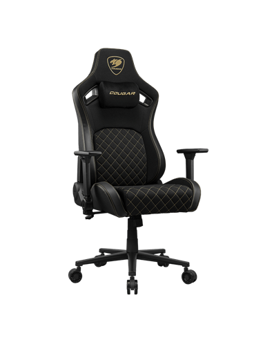 Игровое кресло Cougar Defensor, Ткань, Искусственная кожа, Gold F