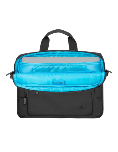 Сумка для ноутбука Rivacase 7521, 14", Eco-Friendly rPET Полиэстер, Чёрный