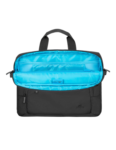 Сумка для ноутбука Rivacase 7521, 14", Eco-Friendly rPET Полиэстер, Чёрный