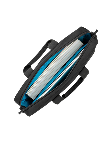 Geantă pentru Laptop Rivacase 7521, 14", Eco-Friendly rPET Poliester, Negru