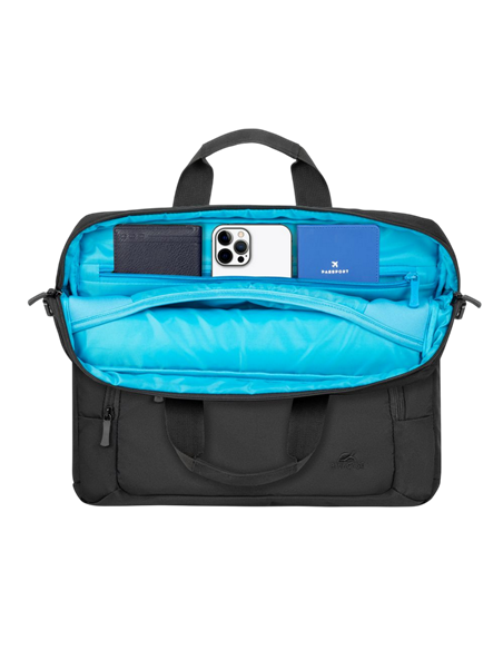 Geantă pentru Laptop Rivacase 7521, 14", Eco-Friendly rPET Poliester, Negru