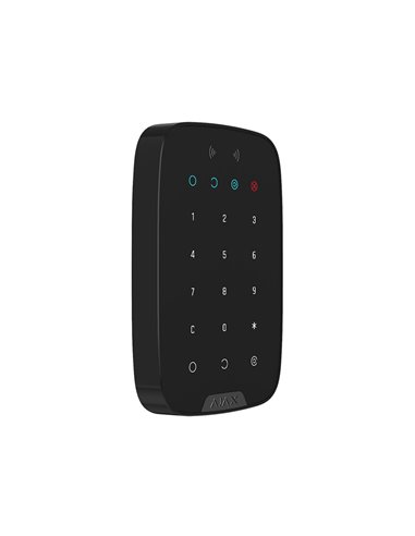 Tastatură tactilă fără fir Ajax KeyPad Plus, Negru