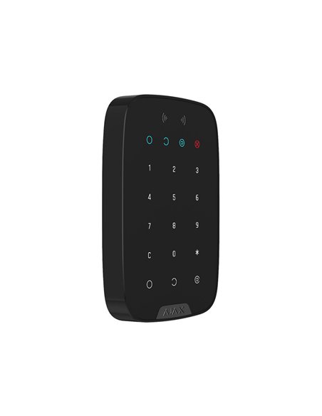 Tastatură tactilă fără fir Ajax KeyPad Plus, Negru