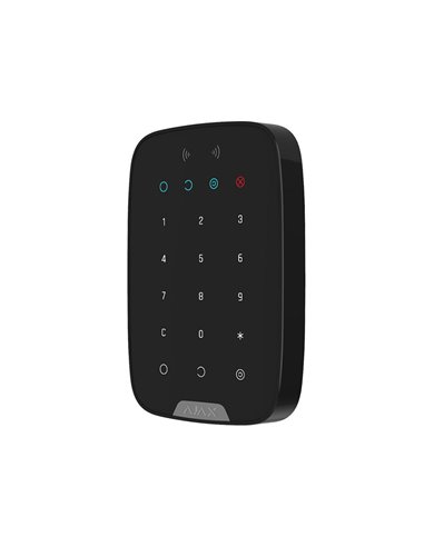 Tastatură tactilă fără fir Ajax KeyPad Plus, Negru