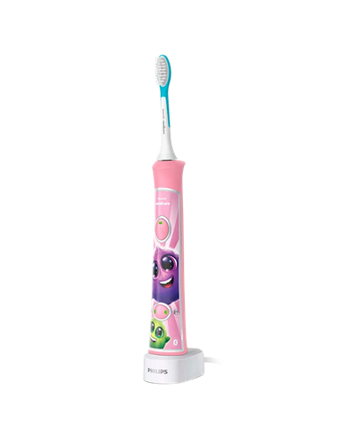 Электрическая звуковая зубная щетка PHILIPS HX6352/42, Розовый