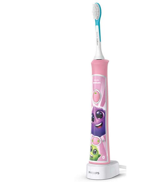 Электрическая звуковая зубная щетка PHILIPS HX6352/42, Розовый