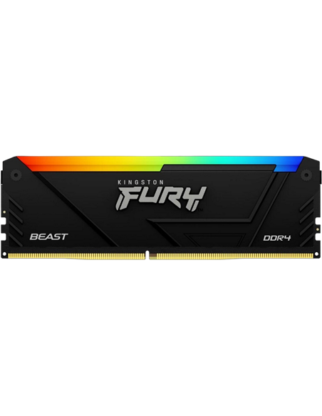 Оперативная память Kingston FURY Beast RGB, DDR4 SDRAM, 3200 МГц, 64Гб, KF432C16BB2AK2/64