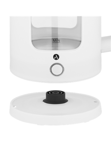 Fierbător electric Ardesto EKL-T31GW, Alb