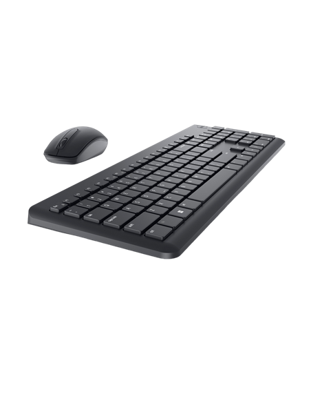 Клавиатура и мышь DELL KM3322, Беспроводное, Чёрный