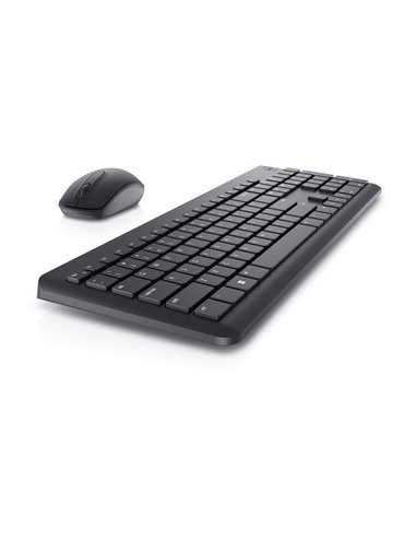Клавиатура и мышь DELL KM3322, Беспроводное, Чёрный