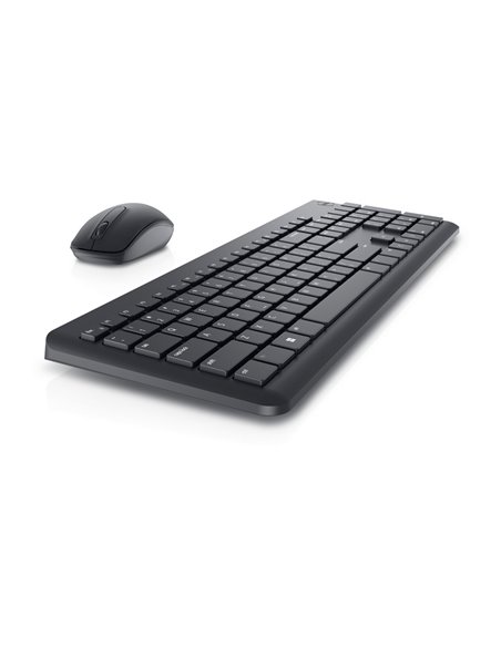 Клавиатура и мышь DELL KM3322, Беспроводное, Чёрный