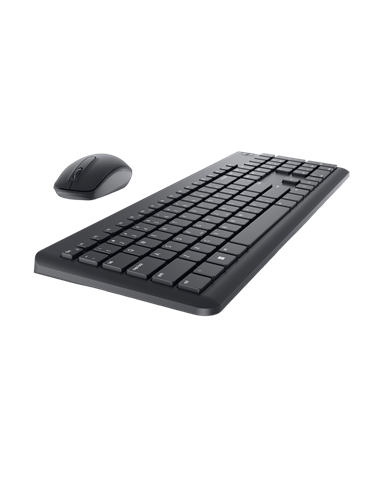 Клавиатура и мышь DELL KM3322, Беспроводное, Чёрный