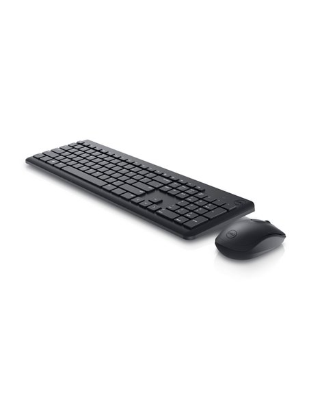 Клавиатура и мышь DELL KM3322, Беспроводное, Чёрный