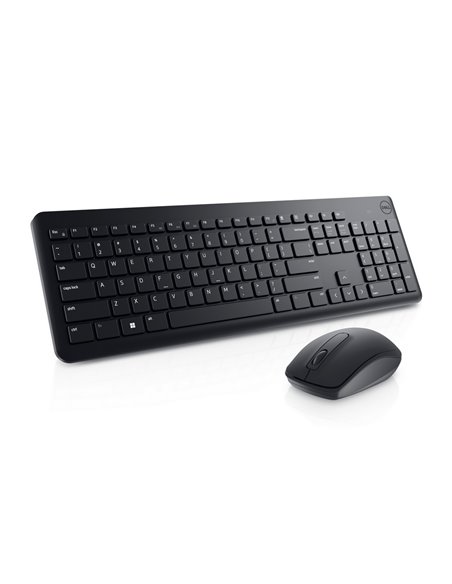 Клавиатура и мышь DELL KM3322, Беспроводное, Чёрный